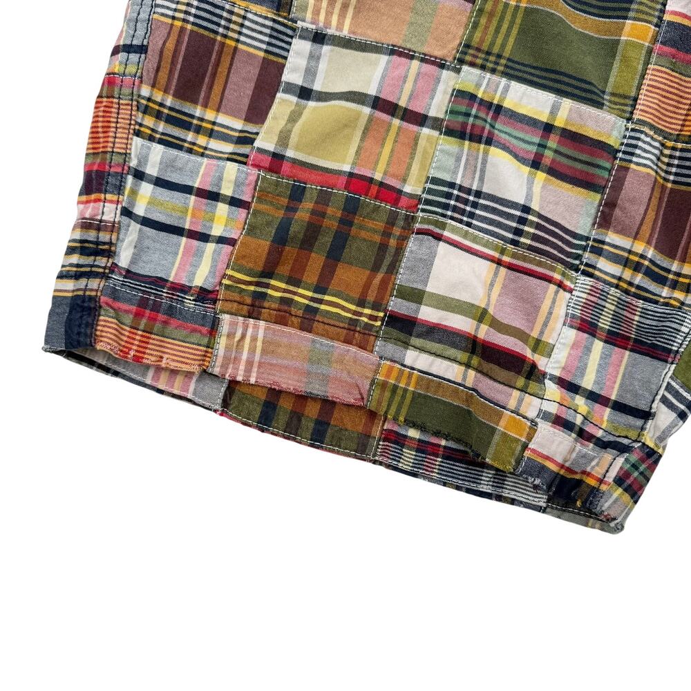 American Eagle Madras Patchwork Cotton Shorts Siz… - image 4